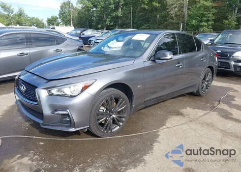 2020 Infiniti Q50 Edition 30 z USA, uszkodzony, nr VIN JN1EV7AP0LM204907